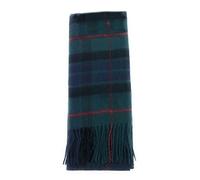 Clans of Scotland - Pure Lamb’s wool Scottish Clan Tartan Scarf- 100% Wool - Pure Wool Tartan Plane Scarf - Perfect for Men and Women - 12x60 Inches (GUNN), One Size