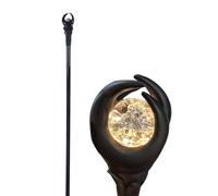 Claofoc 51-Inch LED Wizard Staff for Adults, Light-Up Sorceress Staff with Green/Orange Glow Orb, PVC Magic Wand Prop, Detachable Fantasy Costume Accessory for Halloween & Cosplay