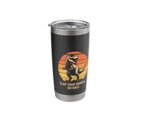 Clap Your Hands Oh Wait Funny T Rex Dinosaur Stainless Steel Insulated Tumbler