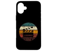 Clapboard Filmmaking Retro Cinematography Vintage Filmmaker Case for iPhone 16 Plus