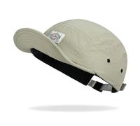 Clape 5 Panel Cap for Men Quick Dry Short Bill Baseball Hat Lightweight Unstructured Dad Hat for Sport Running Beige BS265P13