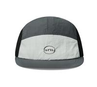 Clape 5 Panel Cap Short Brim Baseball Cap Flat Peak Mesh Hat Breathable Lightweight Short Peak Trucker Hat for Sport Running Outdoor Darkgrey BSSP2559