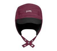 Clape Baseball Cap with Ear Flaps Water Resistant Winter Hat Lightweight Ski Hat Windproof Soft Short Brim Cap Outdoor Red CLP2501