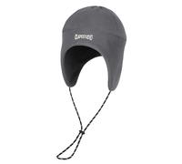 Clape Beanie with Earflat Knit Cap with Chin Strap Watch Cap Windproof Warm Hat Skull Cap Winter Hat Unisex Grey APL2507