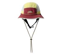 Clape Bucket Hat Wide Brim Surfer Cap for Men Women Sun Hat with Chin Strap UV Protection Adjustable Fishing Cap for Surf Hiking Red SH2507A