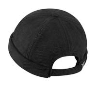 Clape Corduroy Docker Cap for Men Women Adjustable Rolled Cuff Harbour Hat