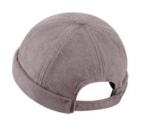 Clape Corduroy Docker Cap for Men Women Adjustable Rolled Cuff Harbour Hat