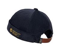 Clape Docker Leon Brimless Hat Commando Work Beanie Corduroy Watch Cap Rolled Cuff Harbour Hat