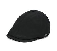 Clape Flat Cap for Men Summer Waterproof Newsboy Hat Adjustable Lightweight Baker Boy Hat for Driving Golf Black NB2609