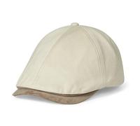 Clape Flat Cap Mens Newsboy Cap Cotton Duckbill Hat Cotton Baker Boy Hats Adjustable Beige NB25Q10