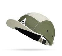 Clape Quick Dry 5 Panel Cap Short Brim Baseball Hat Lightweight Summer Flat Peak Running Hat UV Protection Outdoor Sport Beige BS265P07