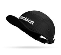 Clape Quick Dry Short Peak Cap Lightweight Waterproof 5 Panel Baseball Hat Mens Flat Brim Running Cap Sport Outdoor Black BS265P06