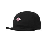 Clape Short Bill Baseball Cap Adjustable Cotton Retro Dad Cap Classic Short Peak Cap Men’s Snapback Cap Summer Sun Cap Black BB5