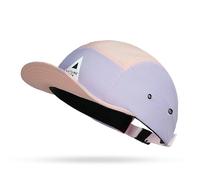 Clape Short Brim 5 Panel Baseball Cap Women Lightweight Short Peak Snapback Trucker Hat for Running Sport Travel Pink BS265P07