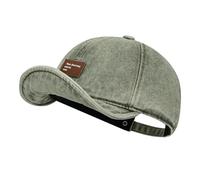Clape Short Brim Baseball Cap Men Women Flat Brim Adjustable Hip Hop Unisex Short Bill Cap LightGrey BSAD2516