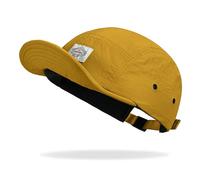 Clape Short Peak 5 Panel Hat Water Resistant UV Protection Baseball Cap for Cycling Camping Dad Adjustable DarkYellow BS265P13