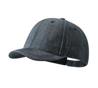 Clape Structured Short Brim Hats High Crown Dad Hat Short Peak Baseball Cap Unisex Urban Street Camp Cap Adjustable Outdoor Denim Blue CRT0