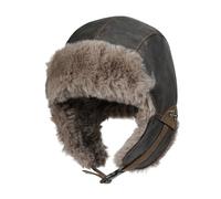 Clape Trapper Hat Winter Bomber Cap with Ear Flaps Windproof Warm Russian Cap Thermal Ushanka Hat for Ski Gray PL2508
