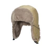 Clape Trapper Hat Winter Cap Aviator Hat with Earflap Warm Bomber Cap Thermal Ushanka for Ski Outdoor Khaki PL2509