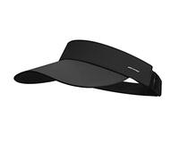 Clape UPF50+ Sports Visor Cap Topless UV Protection Hat Quick Dry Golf Tennis Visor Hat Sun Visors for Golf,Running,Hiking and Other Sports Black RNKD01