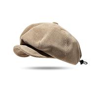 Clape Vintage Newsboy Cap Cotton Beret Hat for Mens Women Adjustable
