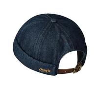 Clape Wash Cotton Docker Cap Brimless Cap Unisex Adjustable Vintage Beanie Hat Cycling Fisherman Watch Hat Blue FMA2503