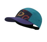 Clape Waterproof 5 Panel Running Cap Quick Dry Unstructured Summer Baseball Cap UV Protection Dad Hat for Fishing Travel AquaBlue BSSC2513