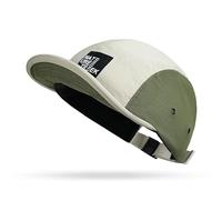 Clape Waterproof Short Brim Baseball Cap Mens Quick Dry Lightweight 5 Panel Running Hat Summer Unstructured Hat for Hiking Sport BeigeGreen BS265P08