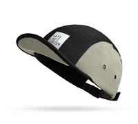 Clape Waterproof Short Brim Baseball Cap Mens Quick Dry Lightweight 5 Panel Running Hat Summer Unstructured Hat for Hiking Sport BlackKhaki BS265P08