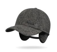 Clape Winter Baseball Cap with Ear Flaps Warm Hat Windproof Thermal Dad Cap Adjustable Outdoor Brown GSDT7