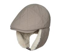 Clape Winter Flat Cap with Ear Flaps Warm Beret Hat Windproof Bomber Hat Thermal Cap for Outdoor Ski Travel Grey PL25F02