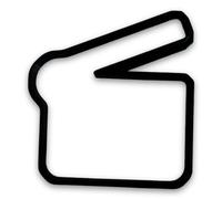 Clapperboard Cookie Cutter with Easy to Push Design