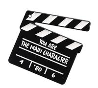 Clapperboard Pins - Stylish Film Brooch, Lights Camera Action Lapel Pin | Metal Travel Badge For Jackets Clothes Shoulder Strap Handles Bags Fashion Decorative Accessory For Actors Directors Fans