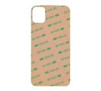 Clappio Adhesive Back Glass 3M for iPhone 11 Strong adhesion, Transparent