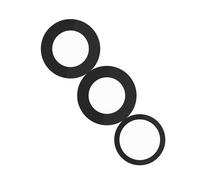 Clappio Camera lens for iPhone 15 Pro Max Replacement rear