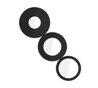 Clappio Camera lens for iPhone 15 Pro Replacement rear