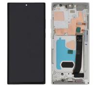 Clappio Complete OLED Screen Panel with Frame for Galaxy Note 20 Ultra, White