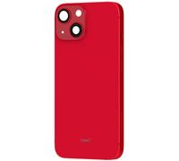 Clappio Frame + Battery cover for iPhone 13 Mini Rear window, Red