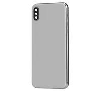 Clappio Frame + Battery cover for iPhone XS Max Rear window White, Light Grey