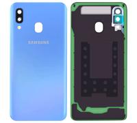 Clappio Housing part back cover, spare part for Galaxy A40, Blue
