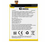 Clappio Internal Battery for Crosscall Action X5 3750mAh Li-Polymer, White