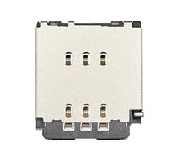 Clappio Nano SIM Card Reader for iPhone 16 Pro Compatible Repair Part, Grey
