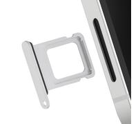 Clappio Nano SIM Card Tray for iPhone 16th Ultra Precise Replacement, White