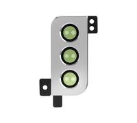 Clappio Rear Camera Lens for Galaxy S21 with Chassis, White