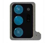 Clappio Rear Camera Lens Glass for Galaxy Note 20 Ultra with Frame