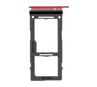 Clappio Replacement SIM Card Tray Galaxy S10e, S10 and S10 Plus, Red