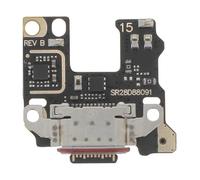 Clappio USB-C Charging Connector for Motorola Edge 40 Neo with Microphone, Black