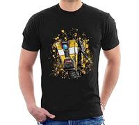 Claptrap Robot Splat Borderlands Men's T-Shirt