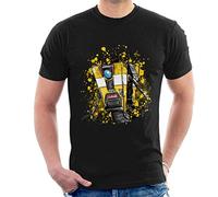 Claptrap Robot Splat Borderlands Men's T-Shirt Black