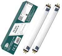 CLAR - Fluorescent Tube, Fluorescent Tubes, T5 Fluorescent Tube, T5 6W, Fluorescent Tube T5, Fluorescent Tube Under-Cabinet Light, Cold White 13.6 x 1.6 cm (4 watts T5, Pack 2)